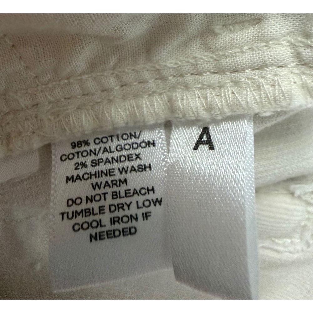 Ann Taylor Loft Womens Modern Skinny Cream Corduroy Skinny Leg Size 00/24 -EUC - Picture 14 of 14